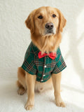 PETSIN Christmas Plaid Pet Shirt