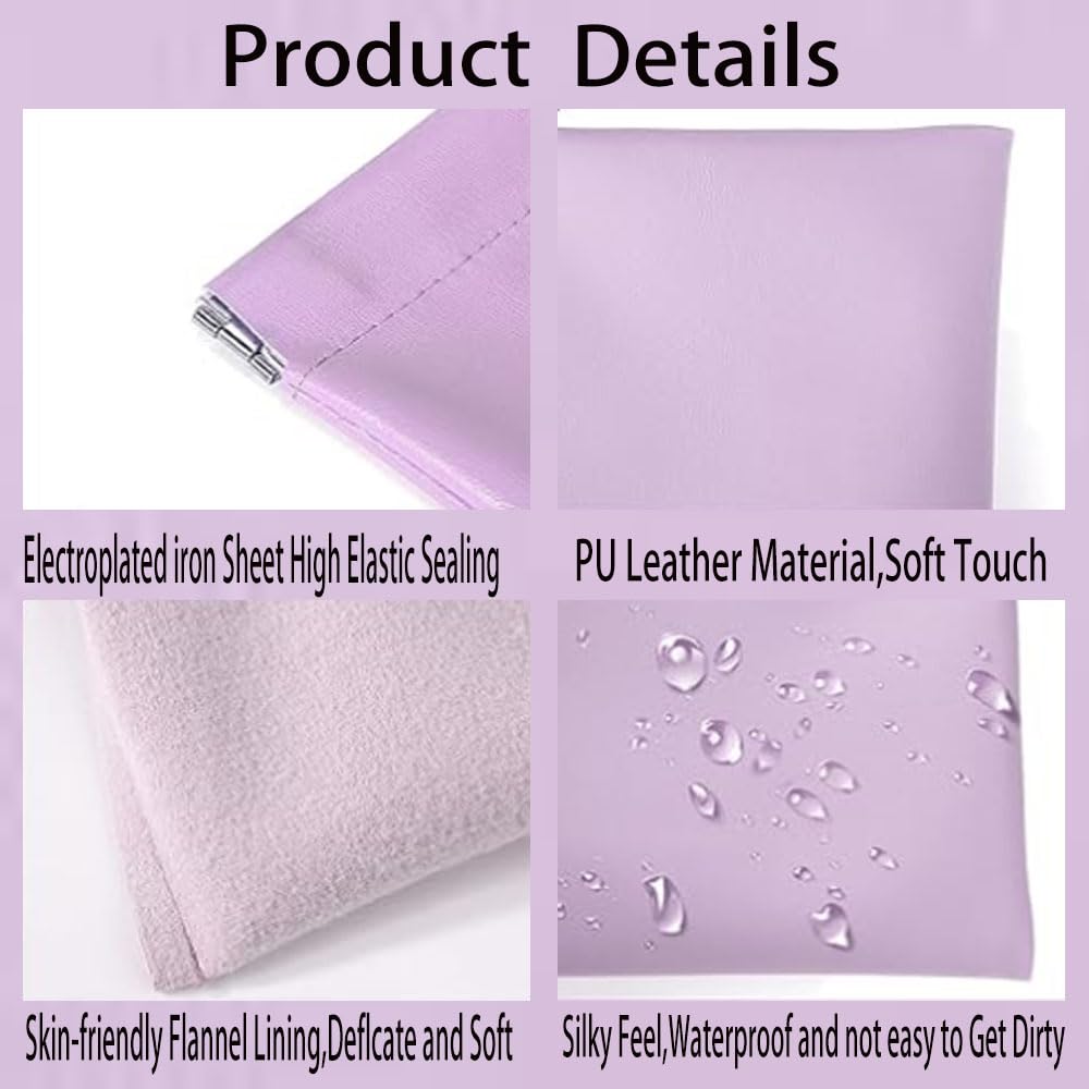 6 Pcs Small Makeup Bag for Purse, Snap Closure Organizer Pouch