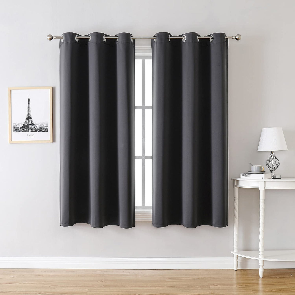 ChrisDowa Blackout Curtains for Bedroom and Living Room 63 Inches Long