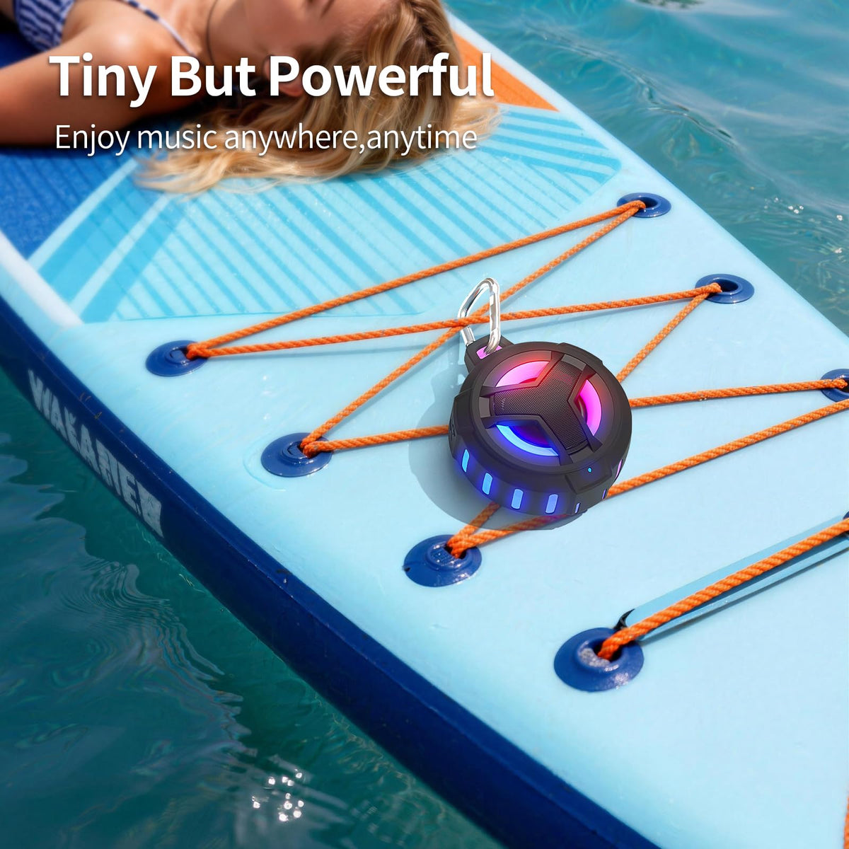 EBODA Bluetooth Shower Waterproof Speaker Portable Gifts for Kayak Teens