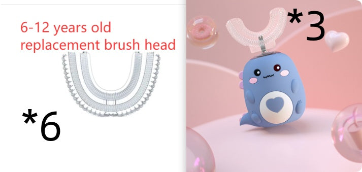 Smart Kids Electric Toothbrush 360° Oral Cleaner with USB Charging