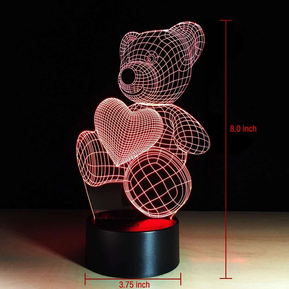 LED Teddy Bear Gift For Women