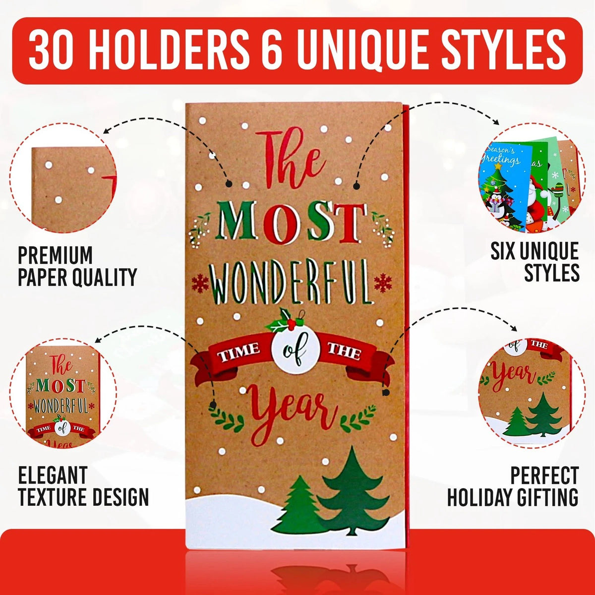 Christmas Gift Card Money Holders