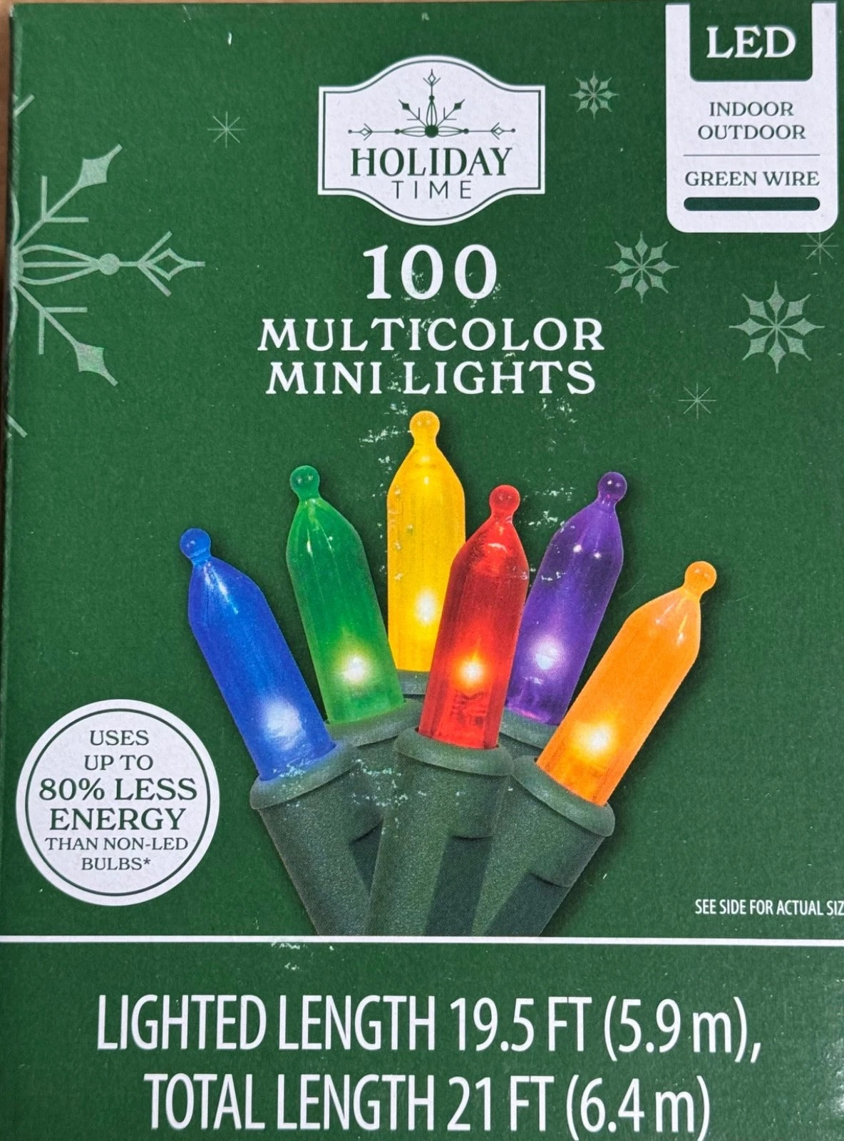 Holiday Time Multicolor LED Lights