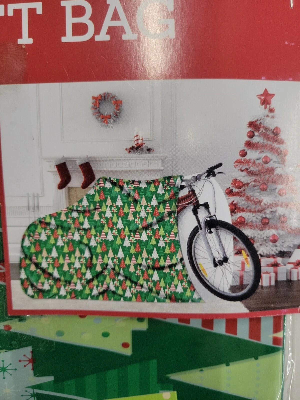 Jumbo Green Christmas Gift Bag