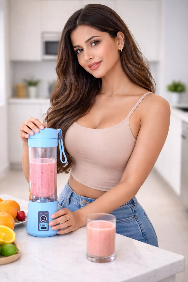 Portable Blender With USB Rechargeable