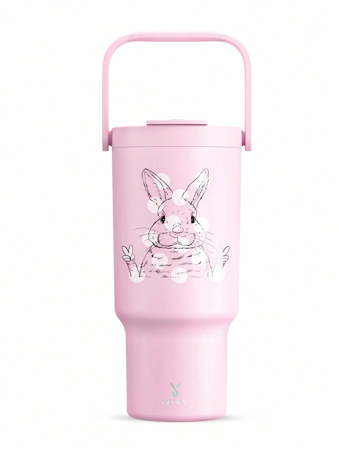 Meoky 32oz Insulated Handle Tumbler