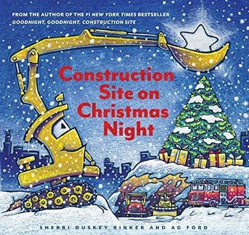 Construction Site Christmas Night Book