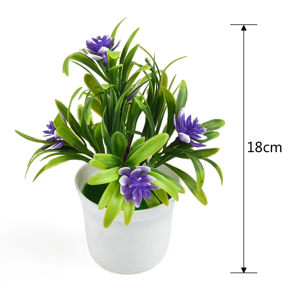 Artificial Lotus Potted Plant Decor
