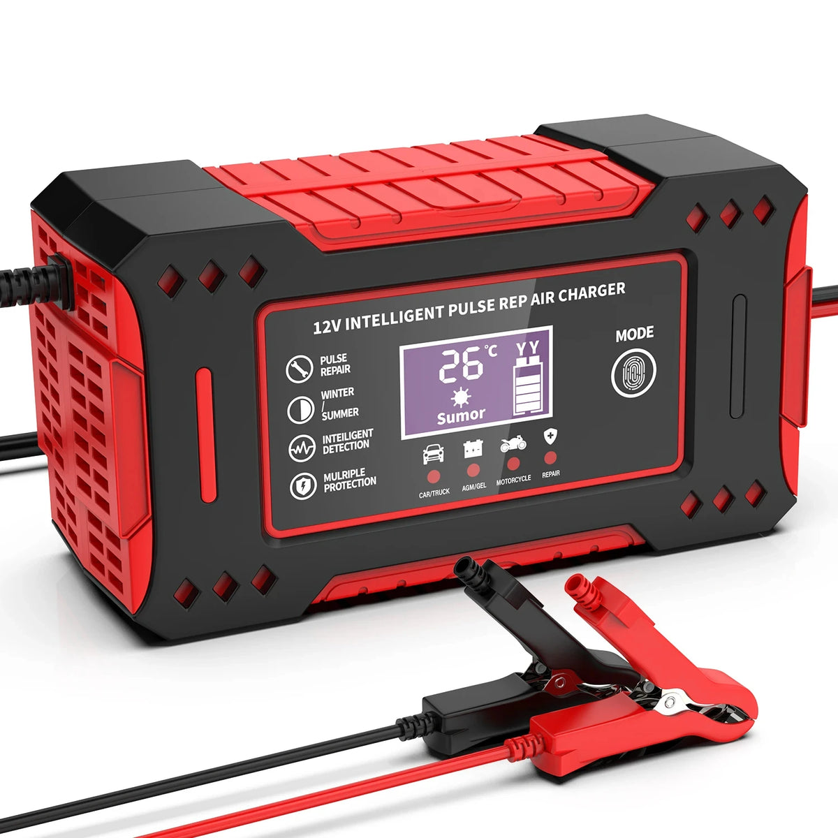 12V Intelligent Car Battery Charger
