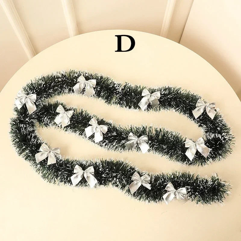 2M Christmas Ribbon Garland Decoration