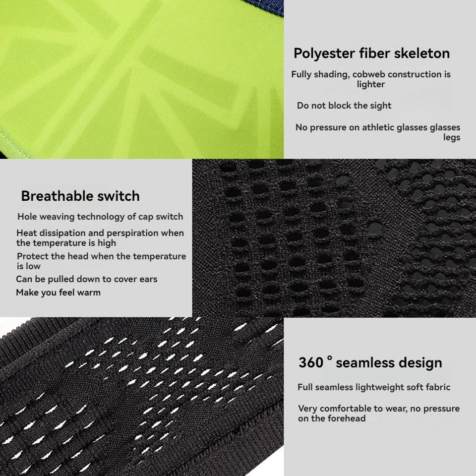 Cooling Stretchy Sports Visor Headband