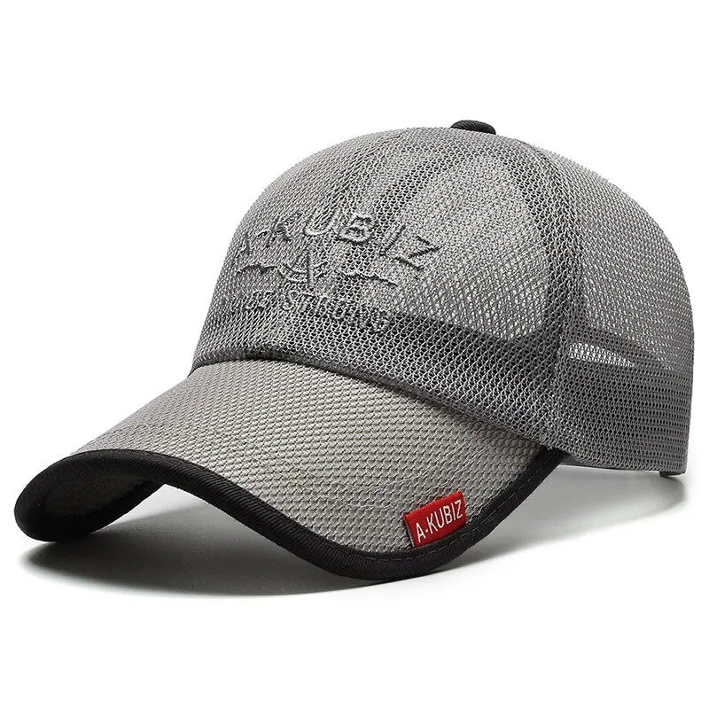 Embroidered Mesh Baseball Sun Cap