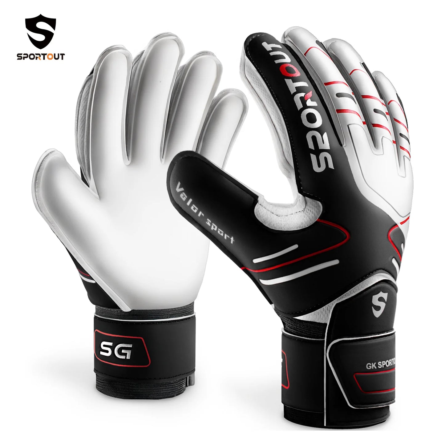 Sportout Goalkeeper Gloves Strong Grip