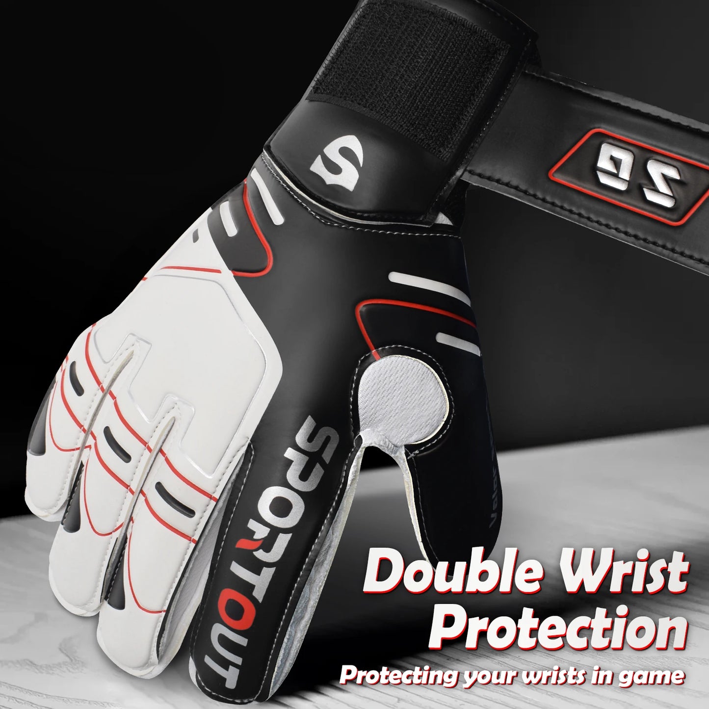 Sportout Strong Grip Goalkeeper Gloves