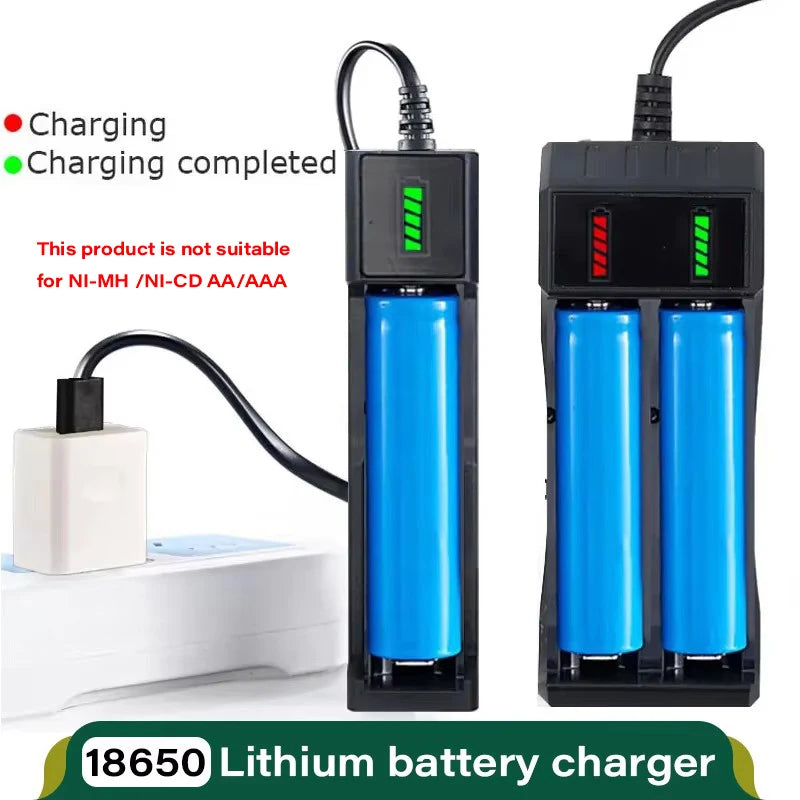 18650 Rechargeable Lithium Battery Charger
