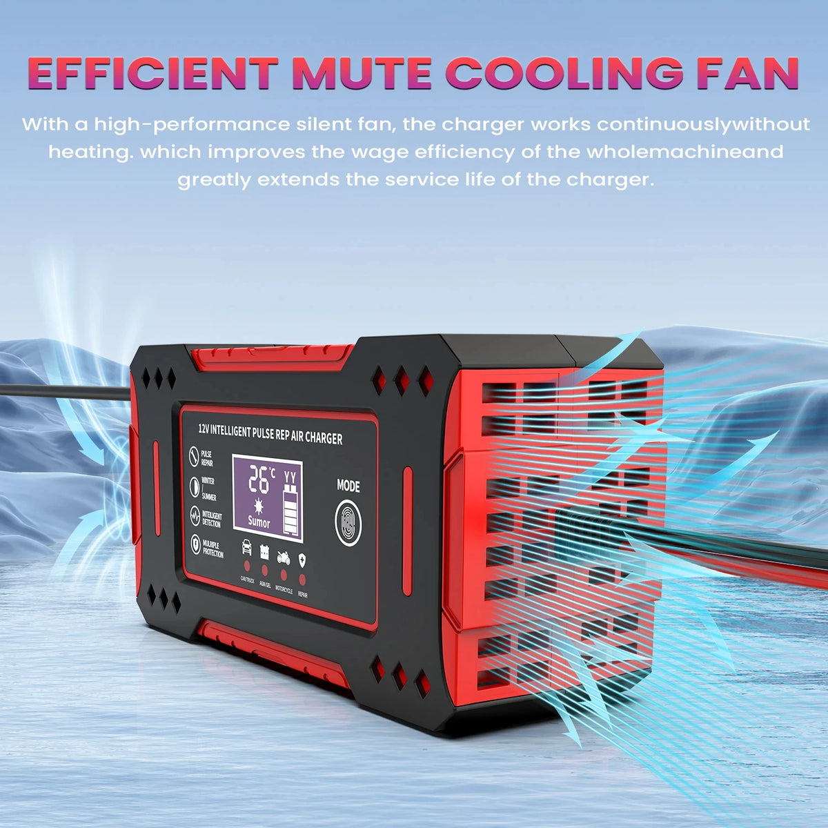 12V Intelligent Car Battery Charger