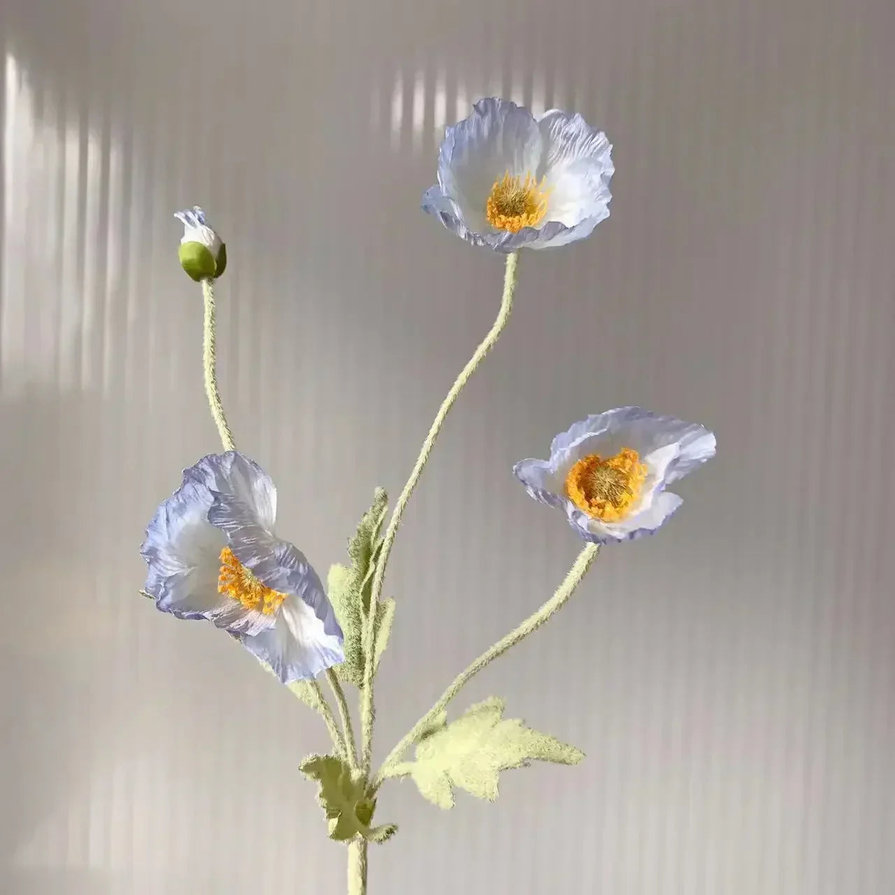 Artificial Flowers Fake Poppy Silk Flowers Long Stem Housewarming Garden Table Wedding DIY Party Wedding Bridal Bouquet Decor