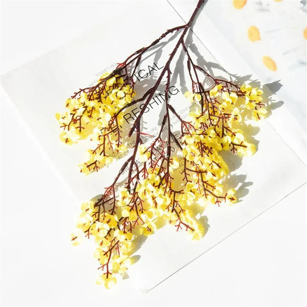 52cm 90 HeadsWhite Babies Breath Artificial Gypsophila Flowers Bouquets For Home Garden Wedding Birthday Decoration Fake Flower