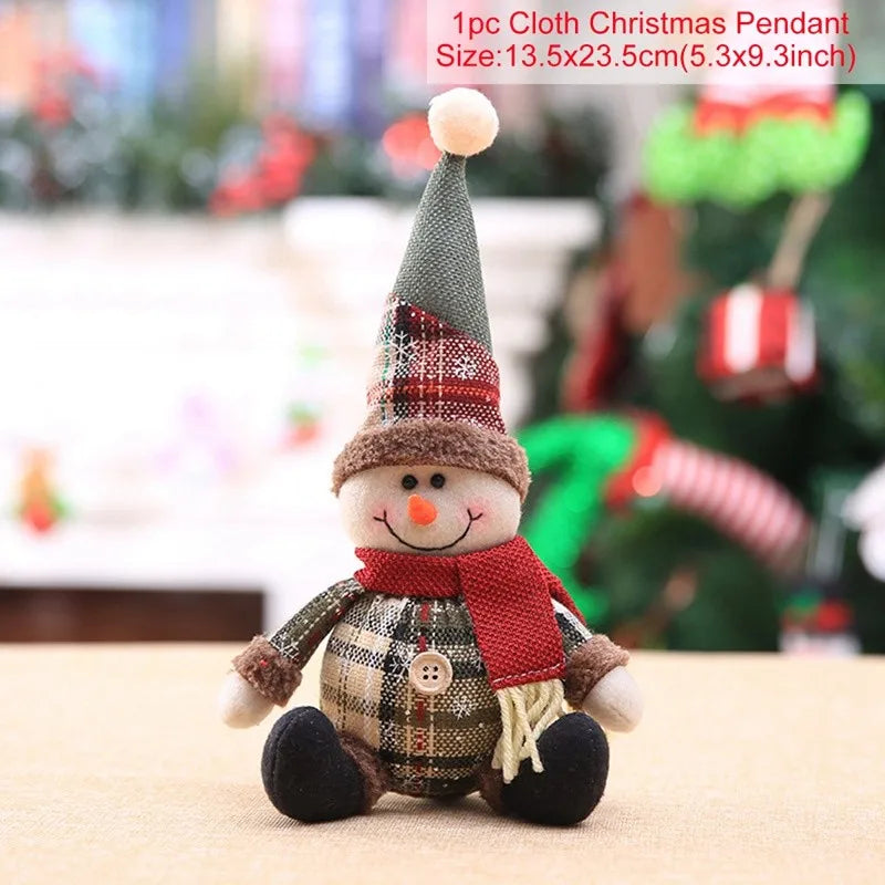 Telescopic Christmas Doll Holiday Decoration
