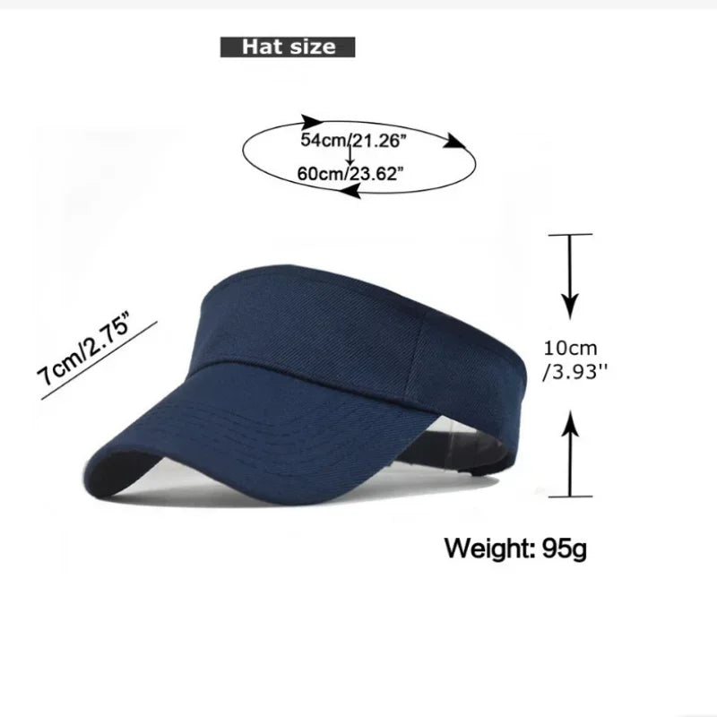 Denim Summer Sun Visor Cap
