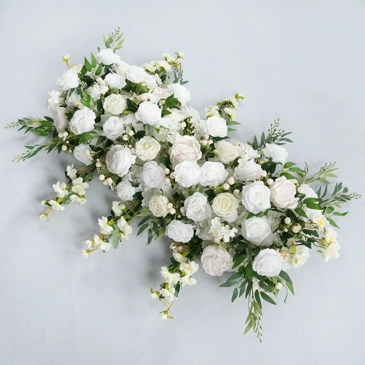 White Rose Wedding Arch Decor