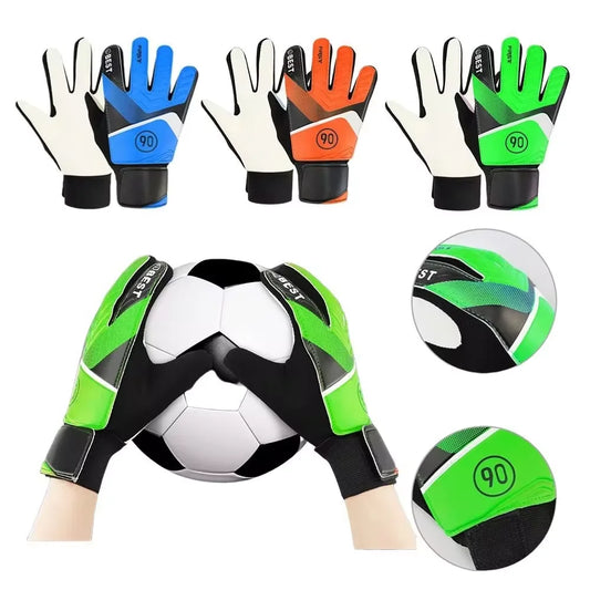 Kids Latex Soccer Goalkeeper Gloves