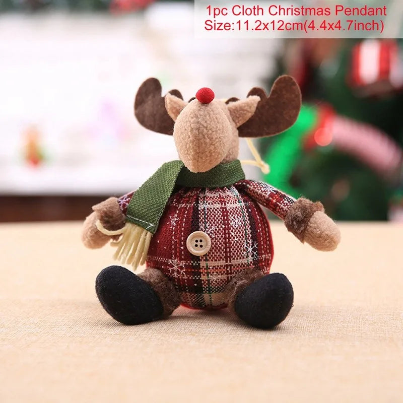 Telescopic Christmas Doll Holiday Decoration