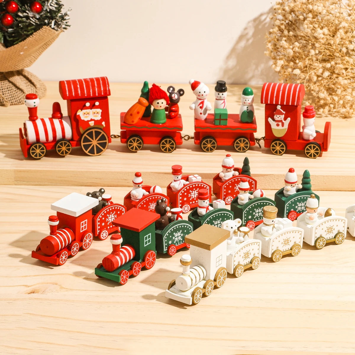 Christmas Train Holiday Home Decoration