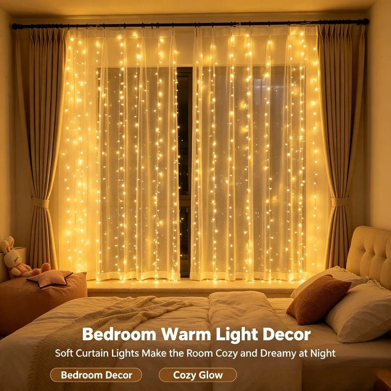 USB LED Curtain Fairy Lights