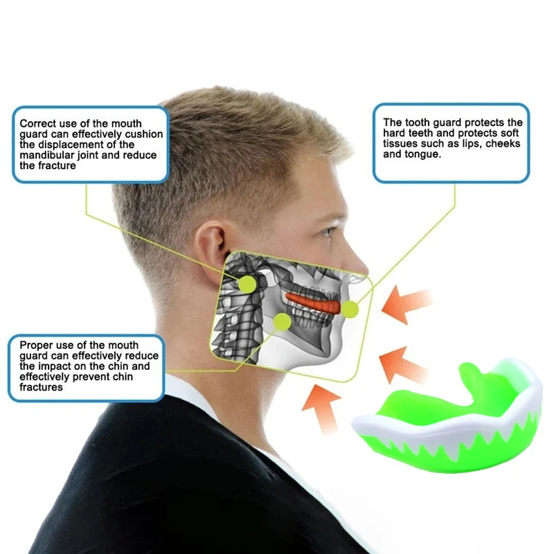 Dual-Tone EVA Sports Mouthguard Protection
