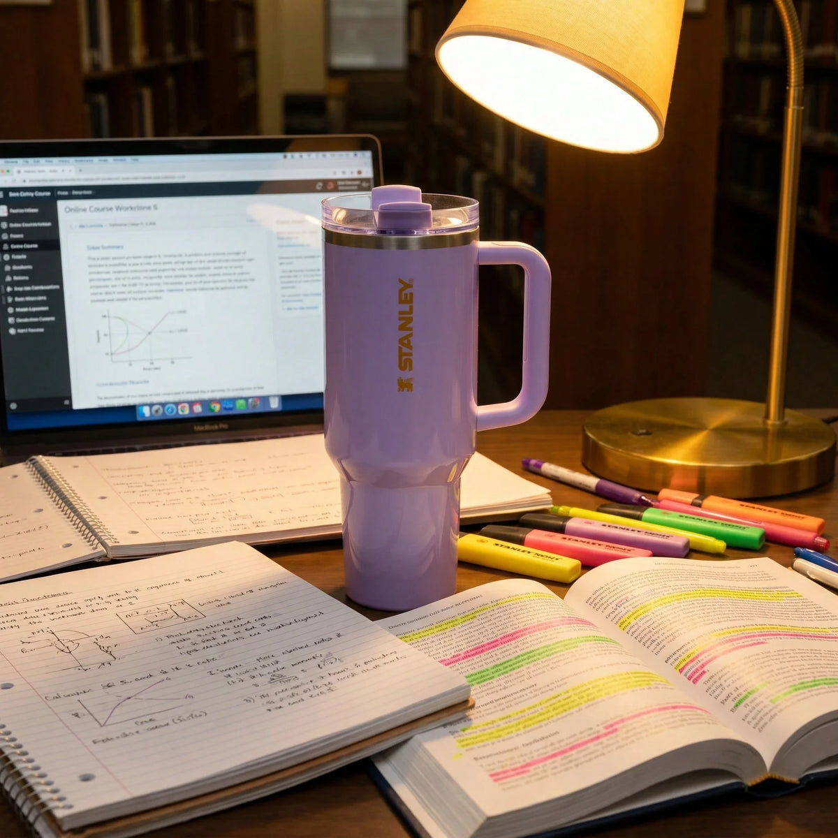 STANLEYE 40oz Lilac Purple Tumbler