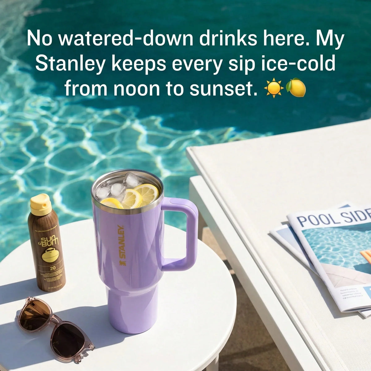 STANLEYE 40oz Lilac Purple Tumbler