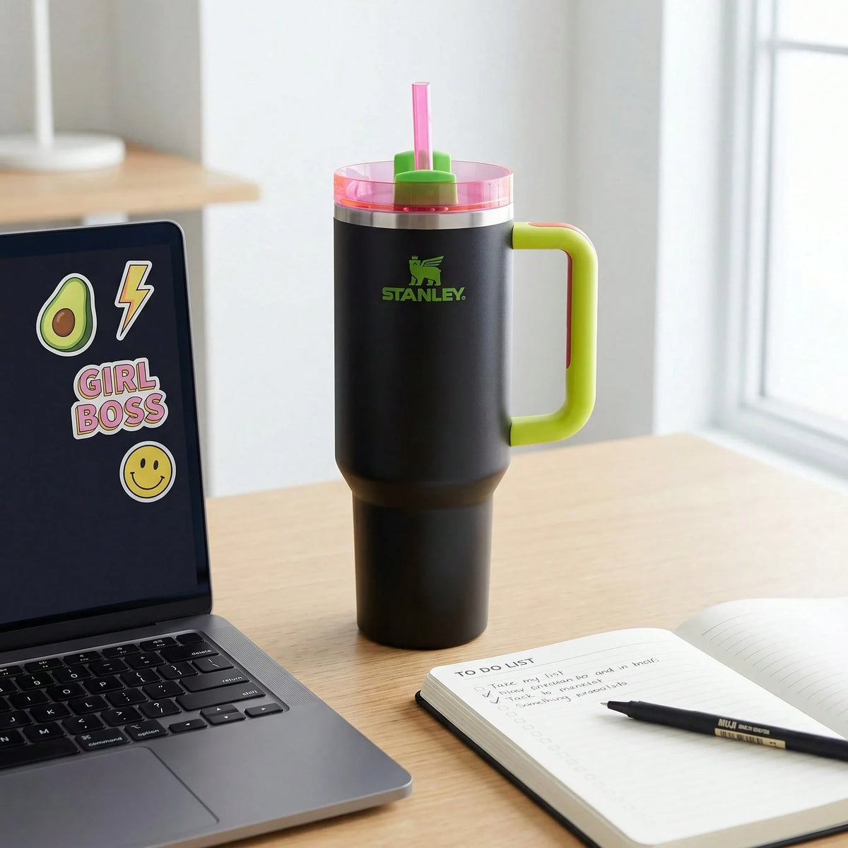 Stanley 40oz Matte Black Tumbler