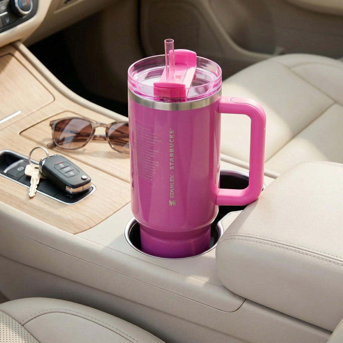 Stanley 40oz Glossy Magenta Tumbler