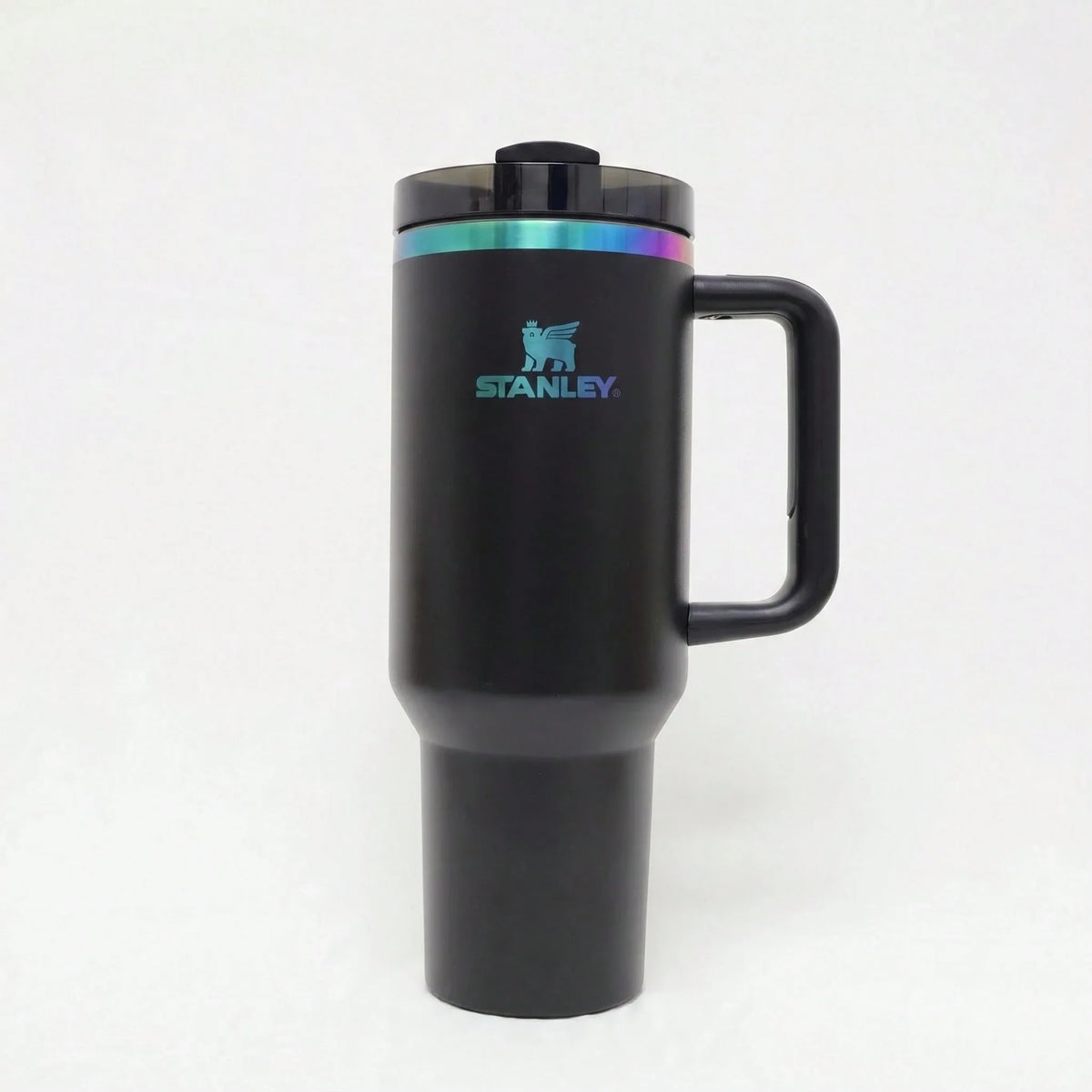 Stanley 40oz Black Rainbow Tumbler