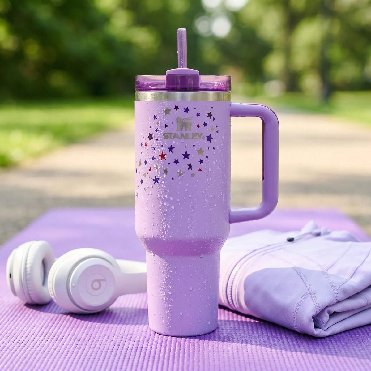 Stanley 40oz Purple Star Tumbler