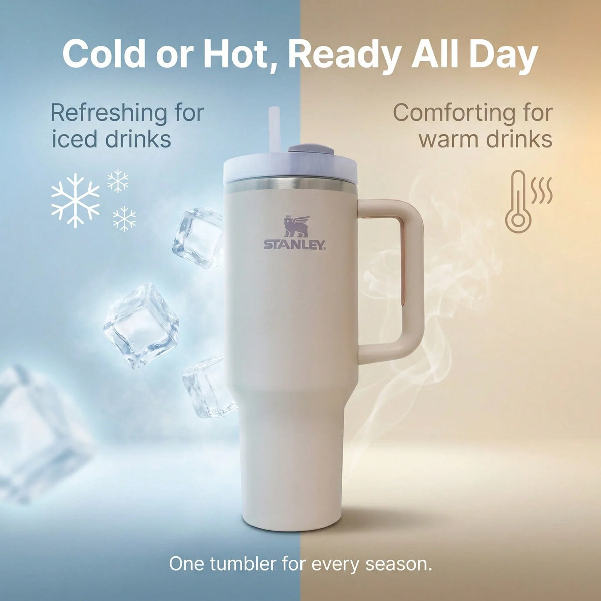 Stanley 40oz Soft Apricot Tumbler