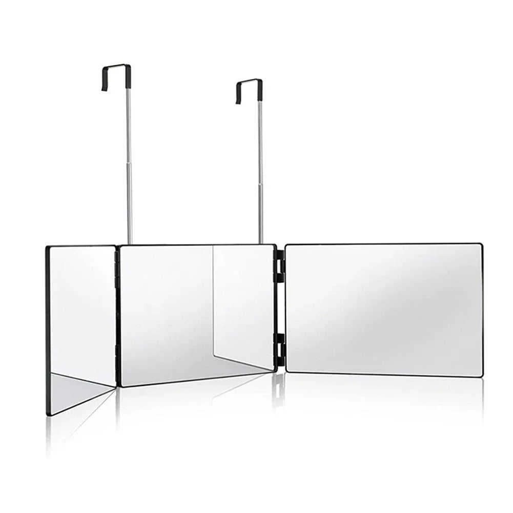 LED 3-Way Trifold Haircut Mirror