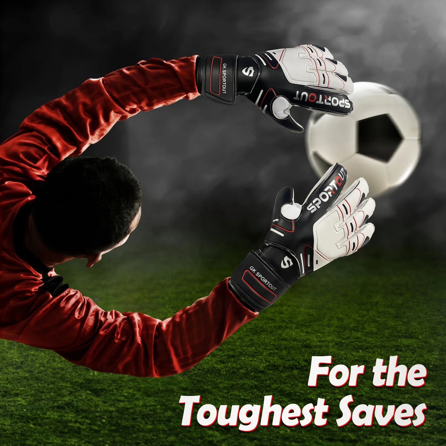 Sportout Strong Grip Goalkeeper Gloves