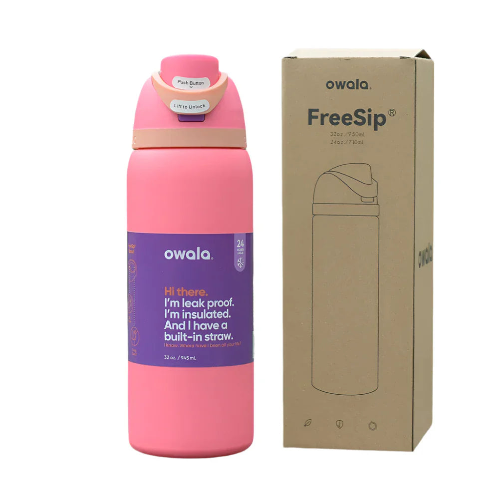 Owala FreeSip Black Panther Bottle