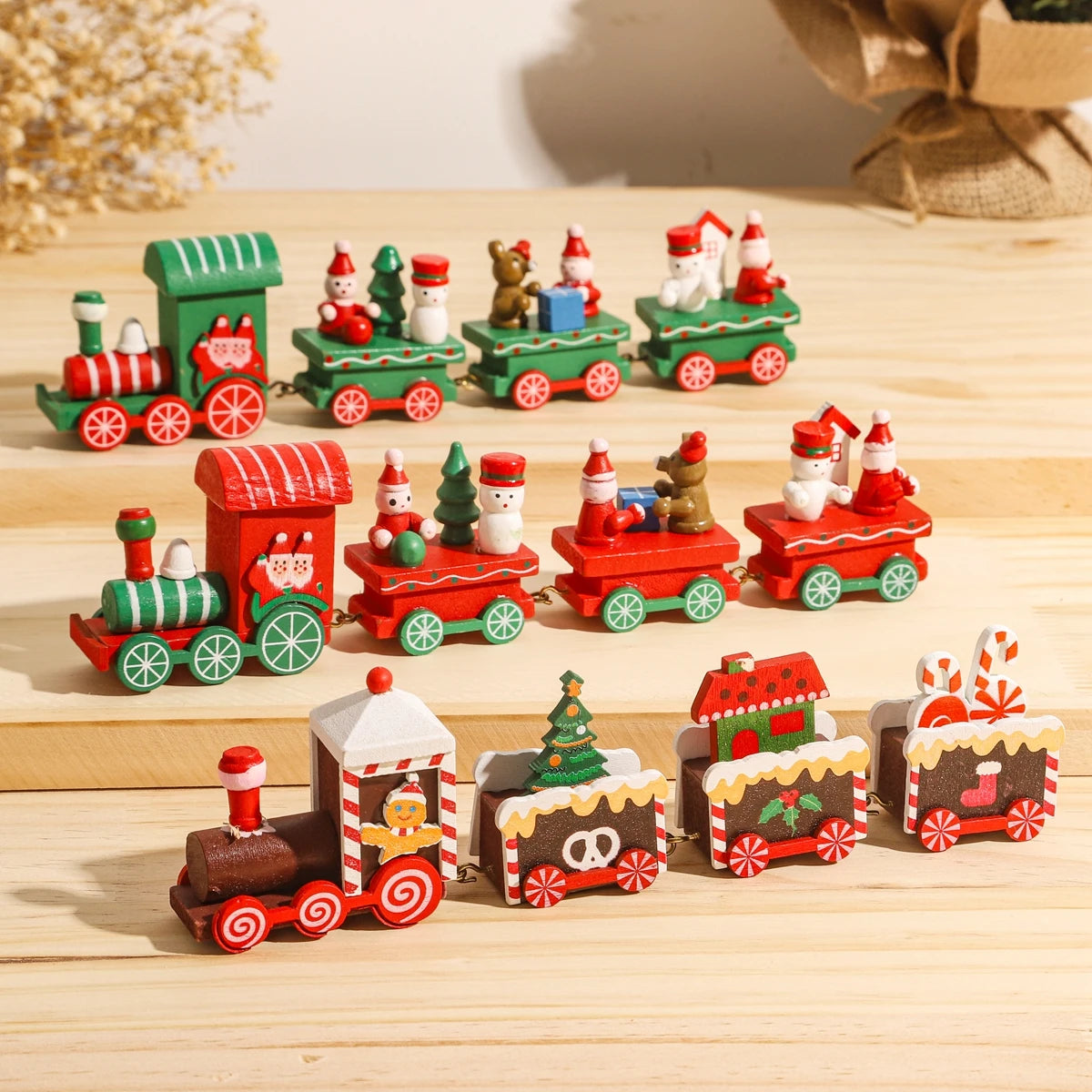 Christmas Train Holiday Home Decoration