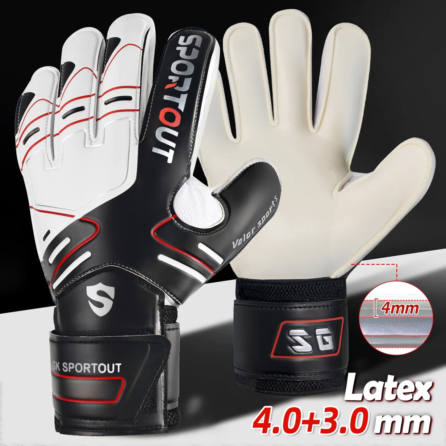 Sportout Strong Grip Goalkeeper Gloves