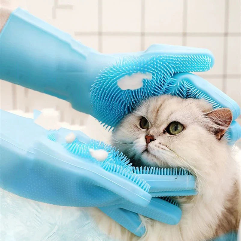 Pet Silicone Dog Bath Glove