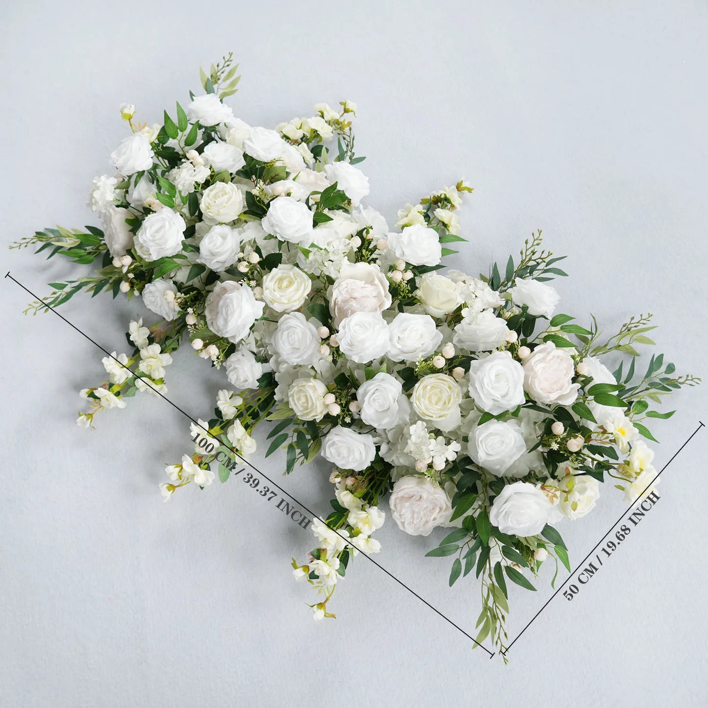 White Rose Wedding Arch Decor