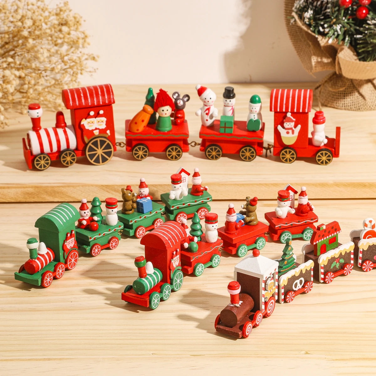 Christmas Train Holiday Home Decoration