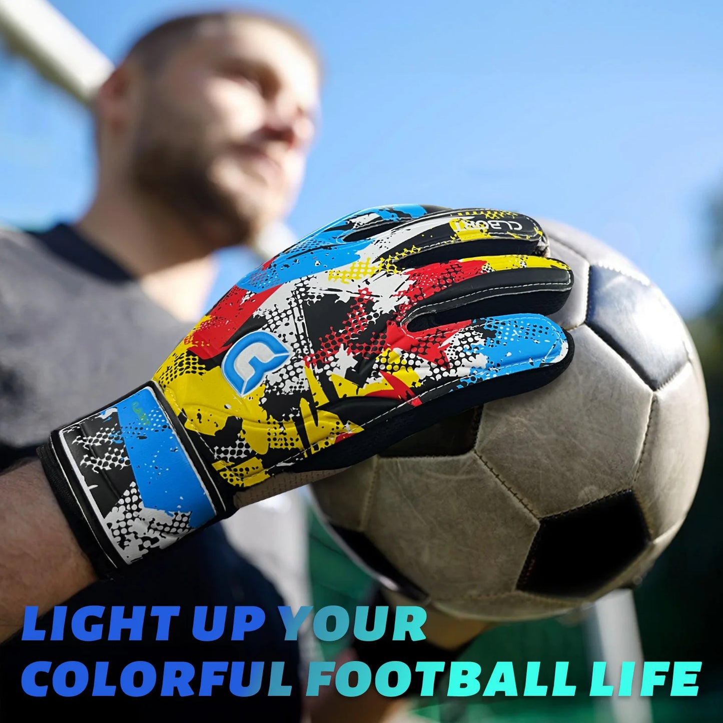 Graffiti Non Slip Goalkeeper Gloves