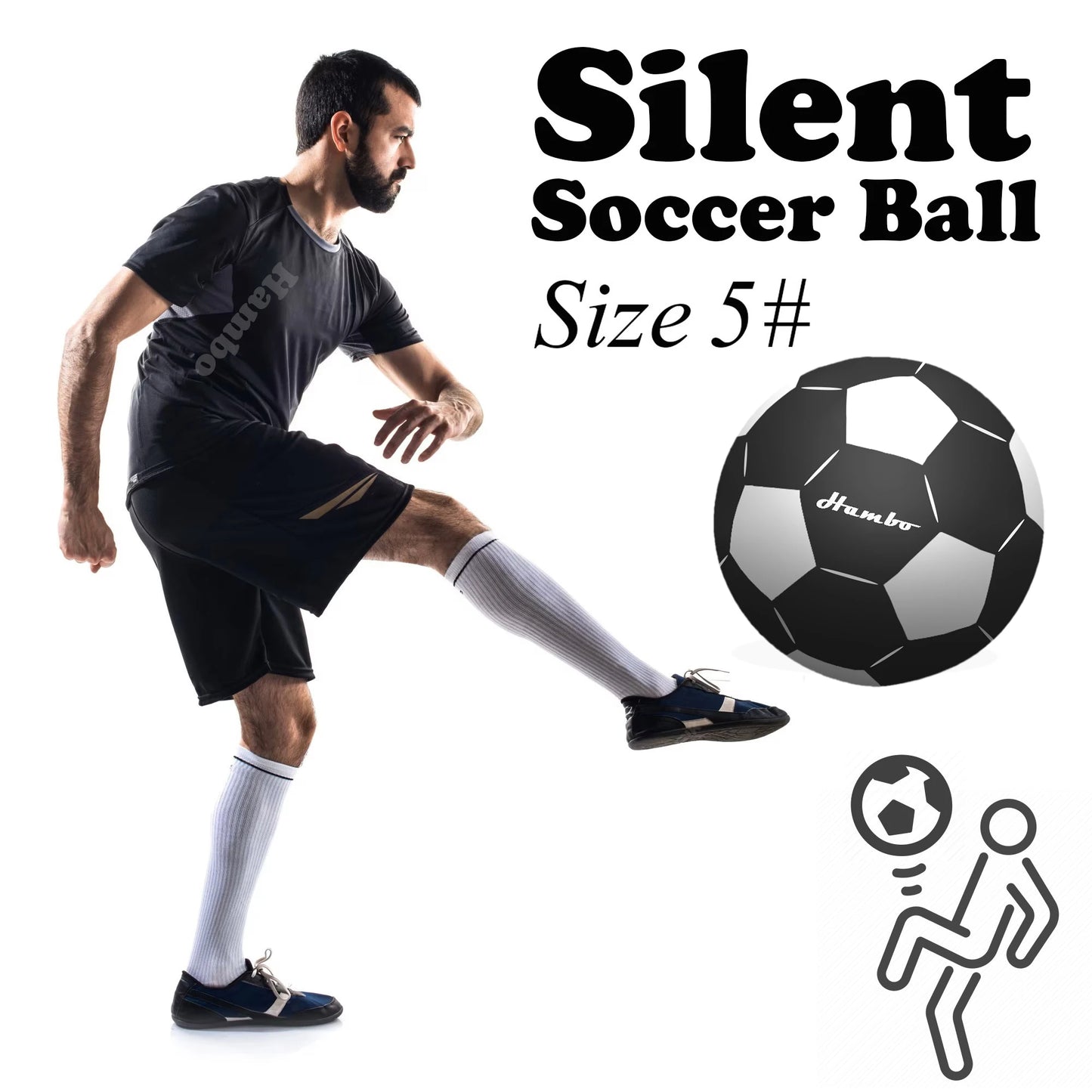 Silent Foam Indoor Soccer Ball