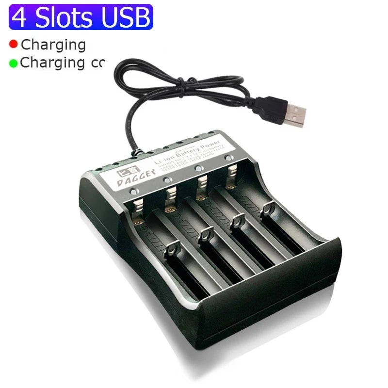 18650 Lithium Battery USB Charger