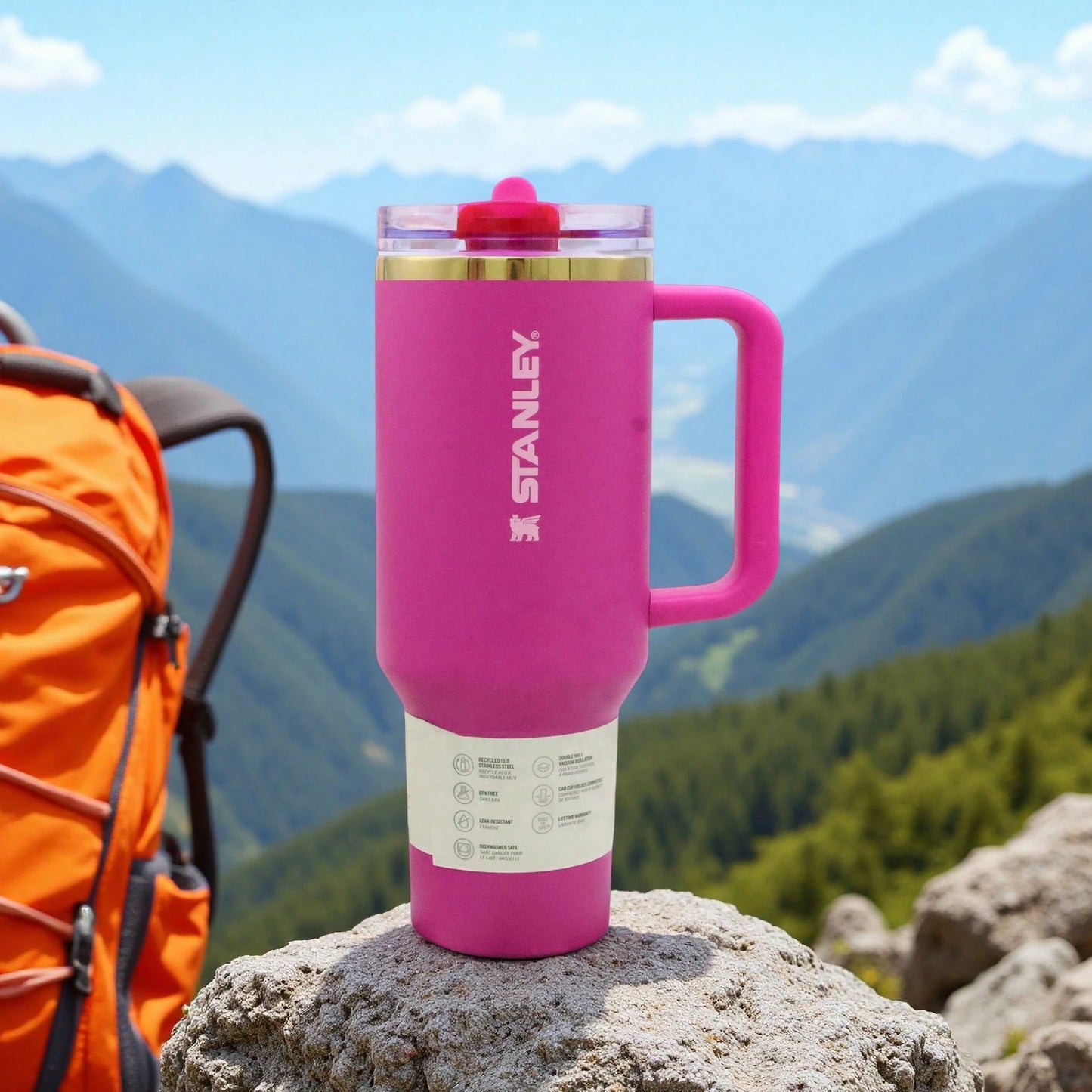 Stanley Dragon Fruit Magenta Tumbler